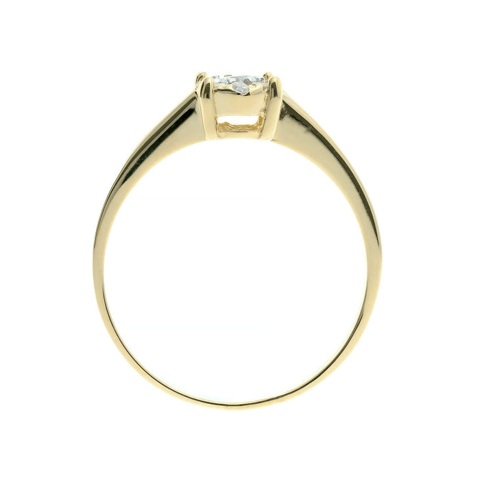 Inel Aur 8K Floare cu Zirconii - Eleganță Florală