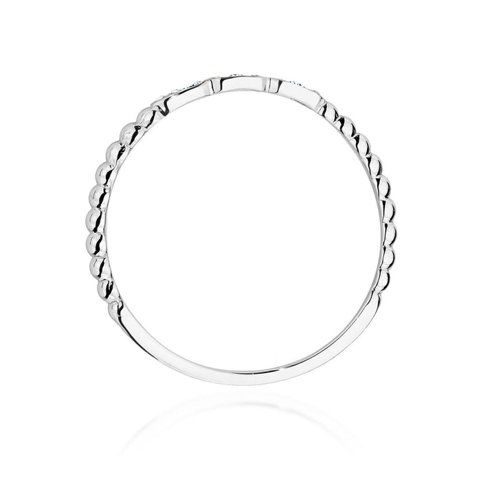 Inel Aur 14k cu Diamante Naturale 0.03 ct