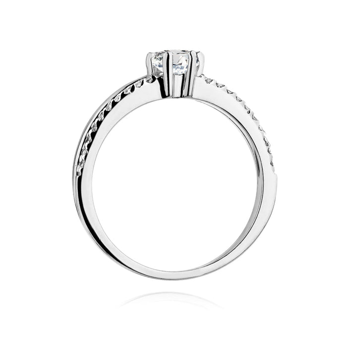 Inel Aur 14k cu Diamante Naturale 0.40 ct