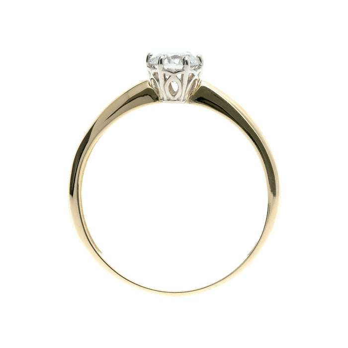 Inel Aur 8K cu Zirconiu - Eleganță Atemporală