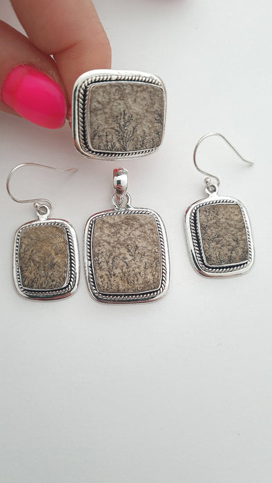 Set Argint 925 cu Jasper