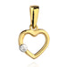 Pandantiv Aur 14k cu Inima si Zirconiu