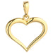 Pandantiv Inimă de Aur 14k