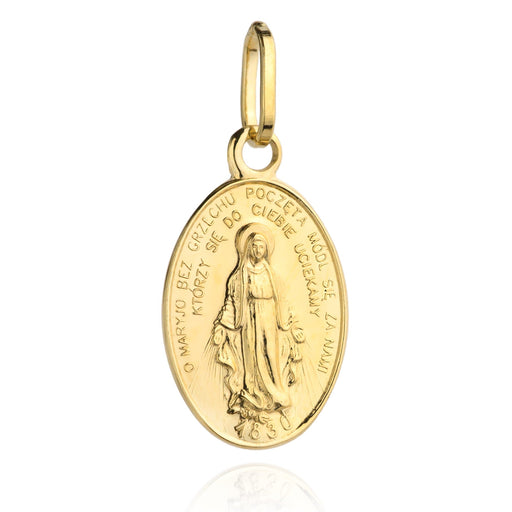 Pandantiv Aur 14k cu Maica Domnului