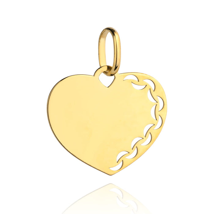 Pandantiv din Aur 14K cu Inimioara