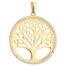 Pandantiv Aur 14K Arborele Vieții Încadrat cu Zirconii