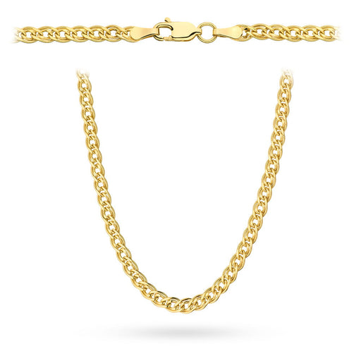 Lanț Din Aur 14K, Împletitură Mona Lisa, 45 Cm