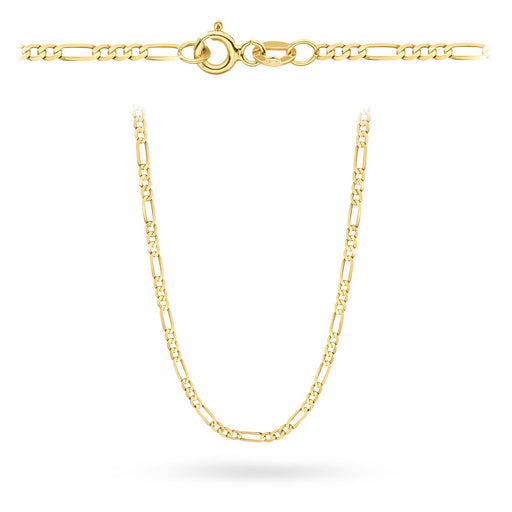 Lant Figaro Aur 14k, 50 cm