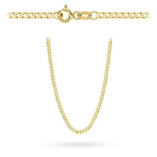 Lant Aur 14k cu Zale Impletite, 55 cm