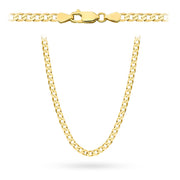 Lant Aur 14k cu Zale Impletite, 60 cm