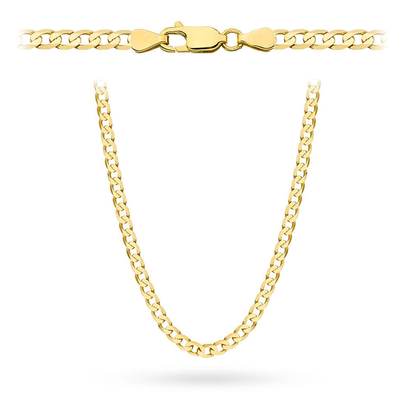 Lant Aur 14k cu Zale Impletite, 60 cm