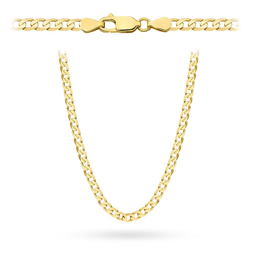 Lant Aur 14k cu Zale Impletite, 60 cm