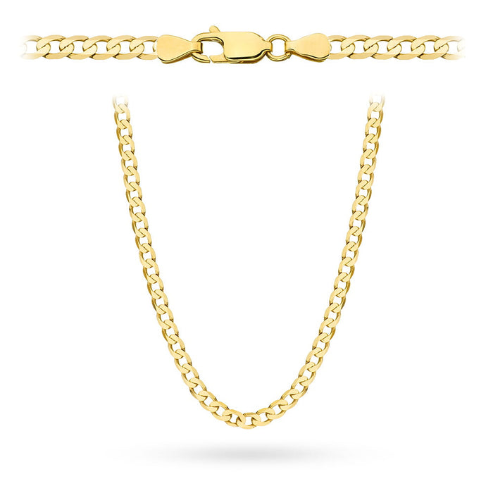 Lant Aur 14k cu Zale Impletite, 60 cm