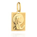 Medalion Aur 14K Galben Fecioara Maria