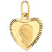 Medalion Inima Aur 14k cu Maica Sfanta