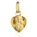 Medalion Aur 14K Maica Domnului Cu Pruncul În Formă De Inimă