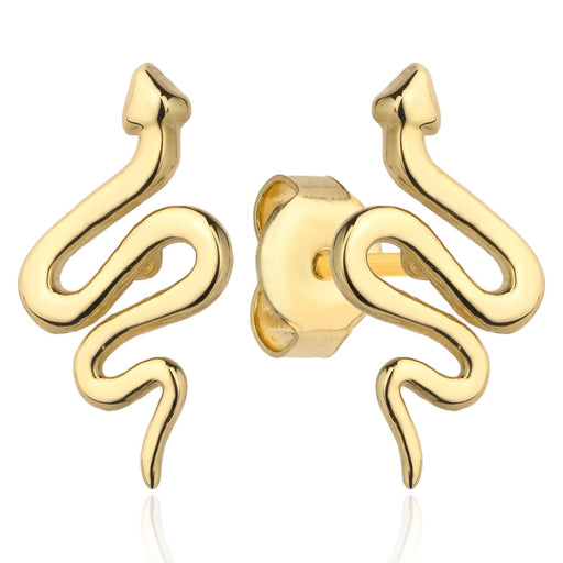 Cercei din aur cu șarpe