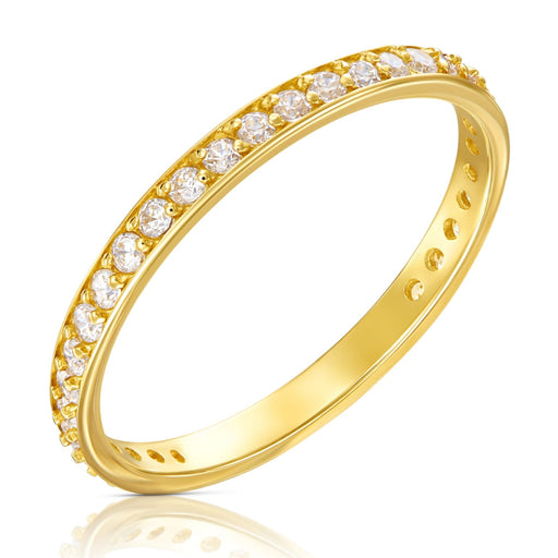 Inel Aur 8K cu Zirconii - Eleganță Strălucitoare