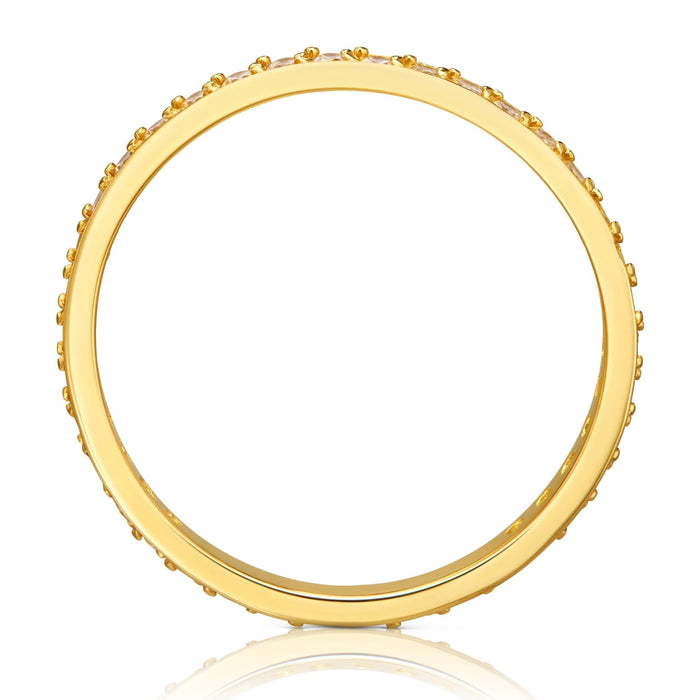 Inel Aur 8K cu Zirconii - Eleganță Strălucitoare