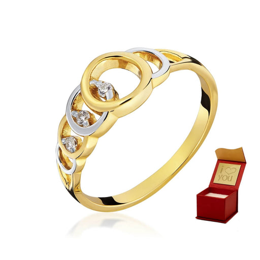 Inel Olimpia Aur 8K Cu Zirconiu - Eleganță Atemporală