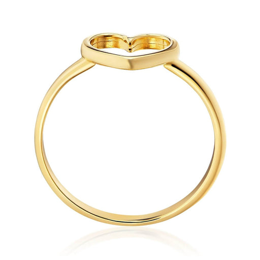 Inel Aur Inimă Aur 8K ~7.5mm