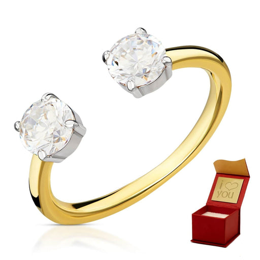 Inel Galaxy din Aur 8K cu Zirconiu