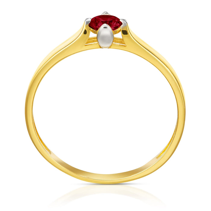 Inel Aur 8K 'Pentru Totdeauna' cu Zirconiu - Eleganță Atemporală