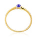 Inel Aur 8K cu Piatră Albastră – Eleganță Subliniată