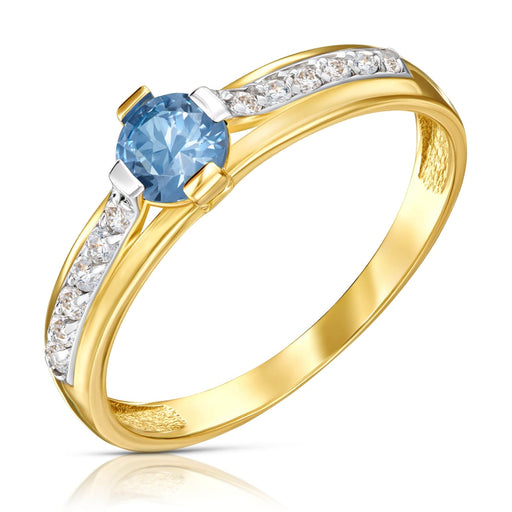 Inel Moonlight Aur 8K - Eleganță Sublimă cu Zirconii