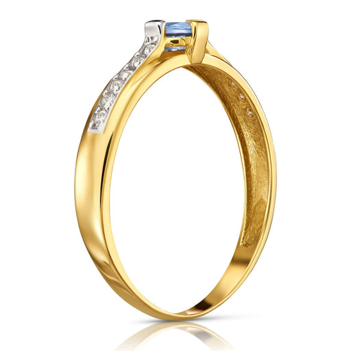 Inel Moonlight Aur 8K - Eleganță Sublimă cu Zirconii