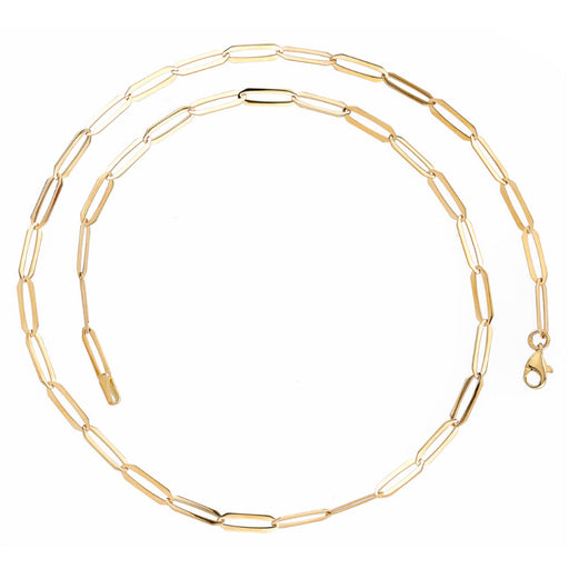 Colier de aur, zale lungi, 45 cm