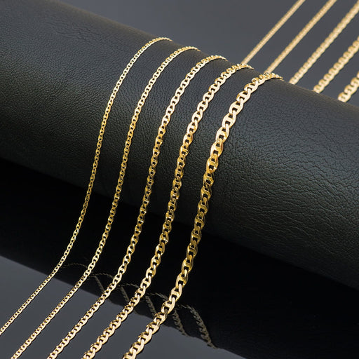 Lant Aur 14k, 42 cm