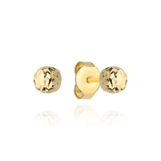 Cercei Aur 14k cu Bilute 4 mm