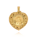 Pandantiv Inima cu Maica Domnului - Aur 14k