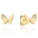 Cercei Aur 14k cu Fluturas si Zirconiu