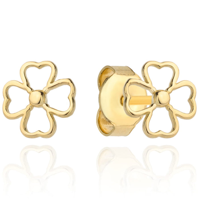 Cercei Aur 14k cu Trifoi