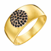Inel Aur 14k cu Zirconii Negre