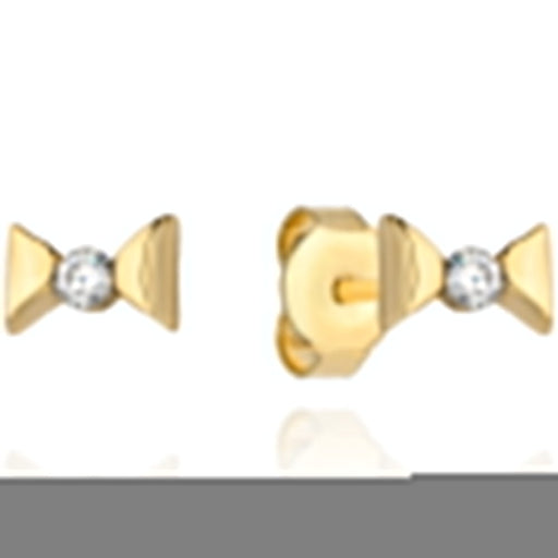 Cercei Aur 14k cu Fundita si Zirconiu