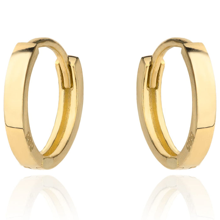 Cercei Aur 14k cu Creole Netede