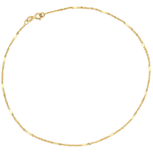 Brățară din Aur, Model Singapore, cu Plăcuță