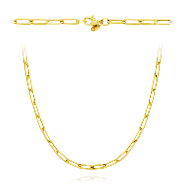 Colier din Aur 14k cu Zale Alungite - 42 cm