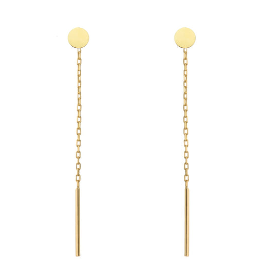 Cercei Fir Aur 14k cu Banuti