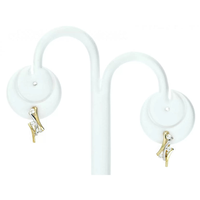 Cercei Eleganți din Aur 8K cu Zirconiu