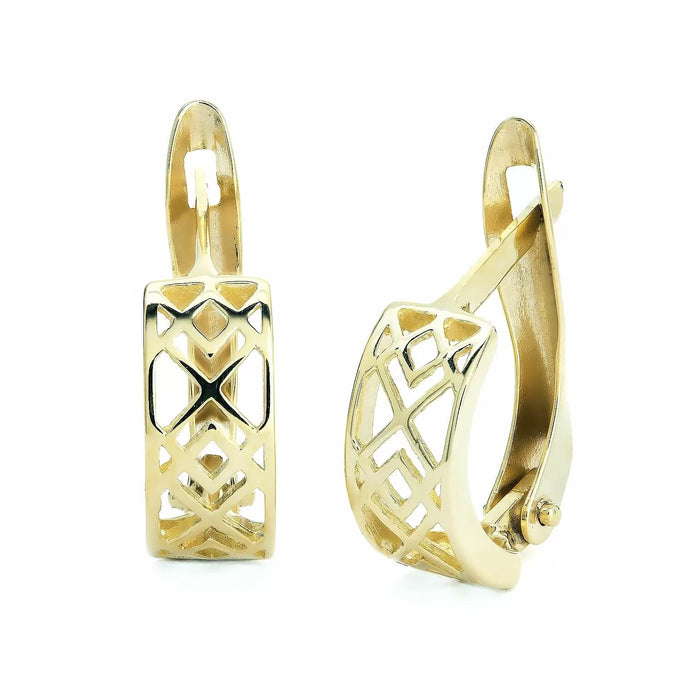 Cercei Aur 8K Model Ajurat Elegant