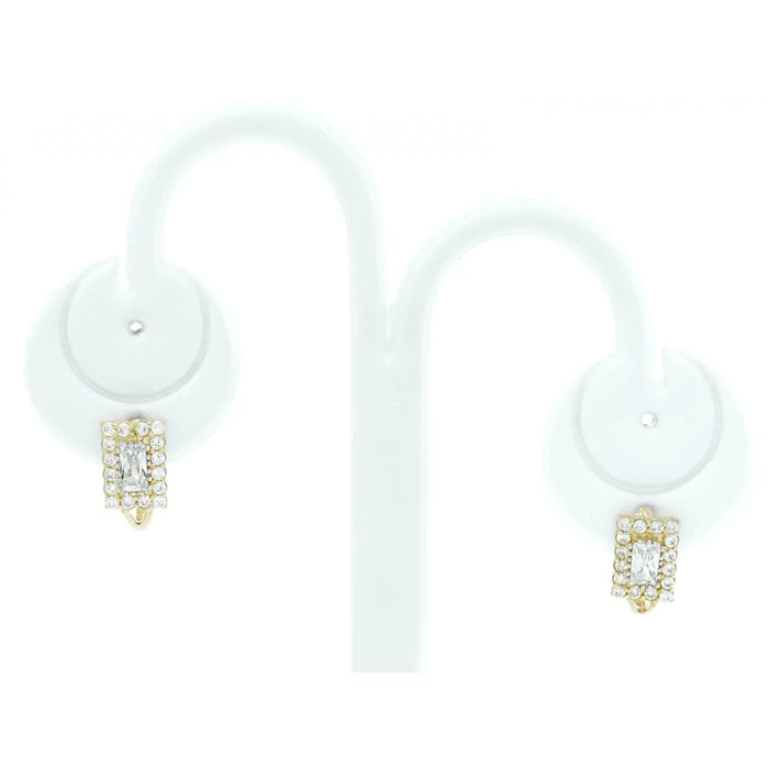 Cercei Aur 8K Ornați cu Pietre Prețioase