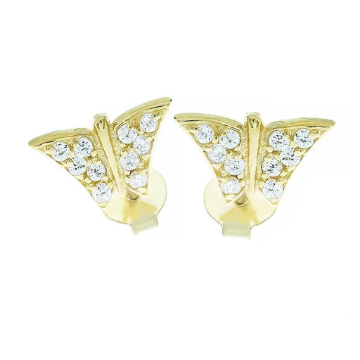 Cercei Aur 8K Fluturi Cadou cu Știft