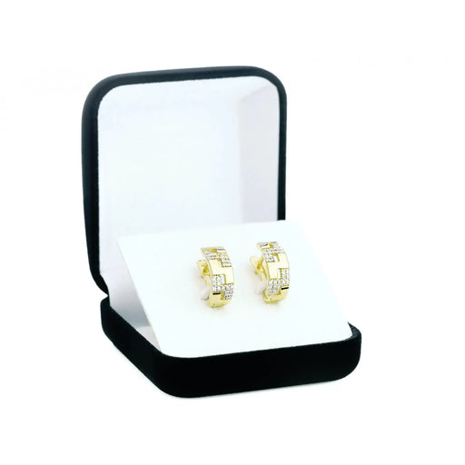 Cercei Aur 8K Design Modern cu Zirconiu