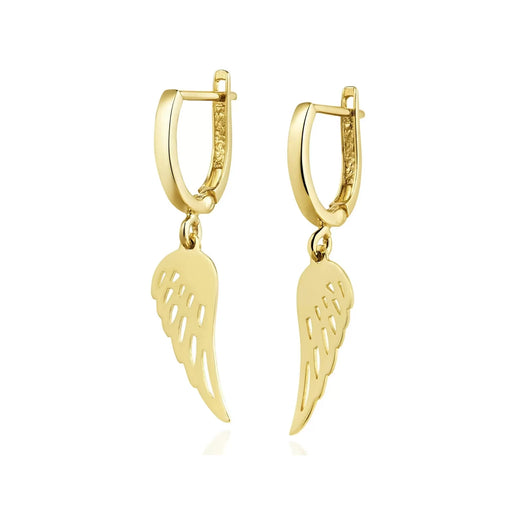 Cercei Aur 8K Pandantiv Aripi