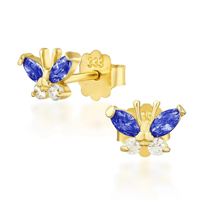 Cercei Fluturi Albaștri din Aur 8K 1.158n