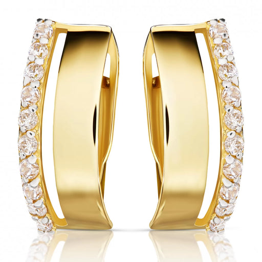 Cercei din Aur 8K Lana cu Zirconiu